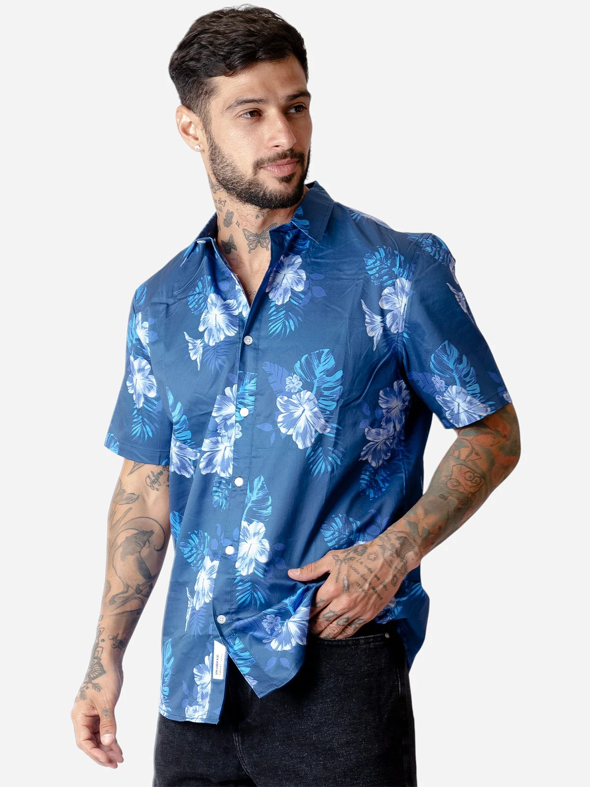 CAMISA MANGA CORTA ALGODÓN HOMBRE WOALLANCE - 3