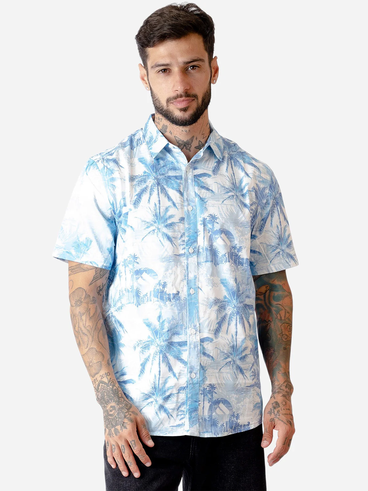 CAMISA MANGA CORTA ALGODÓN HOMBRE WOALLANCE - 1