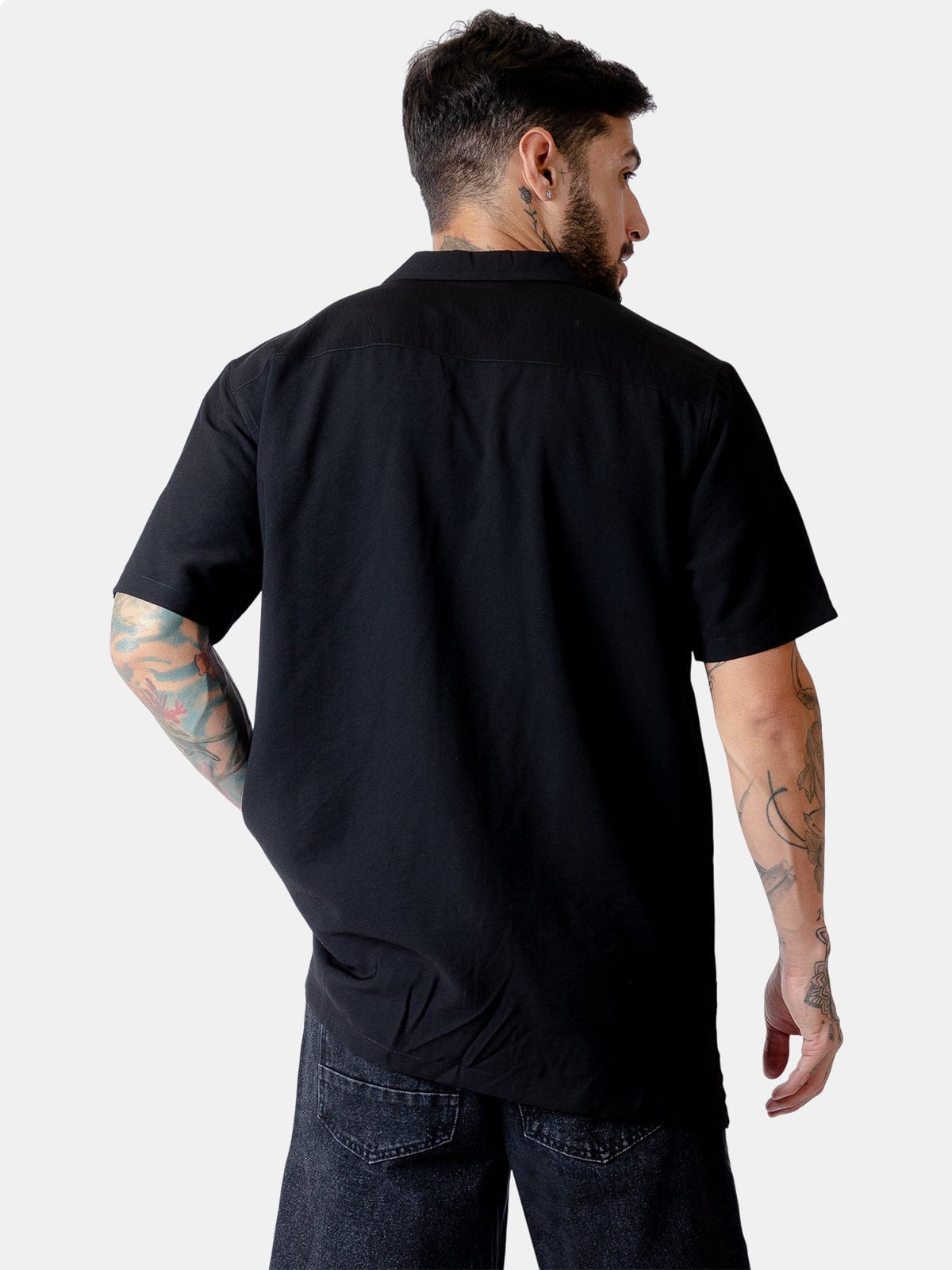 CAMISA MANGA CORTA ALGODÓN HOMBRE BLACKOUT - 2