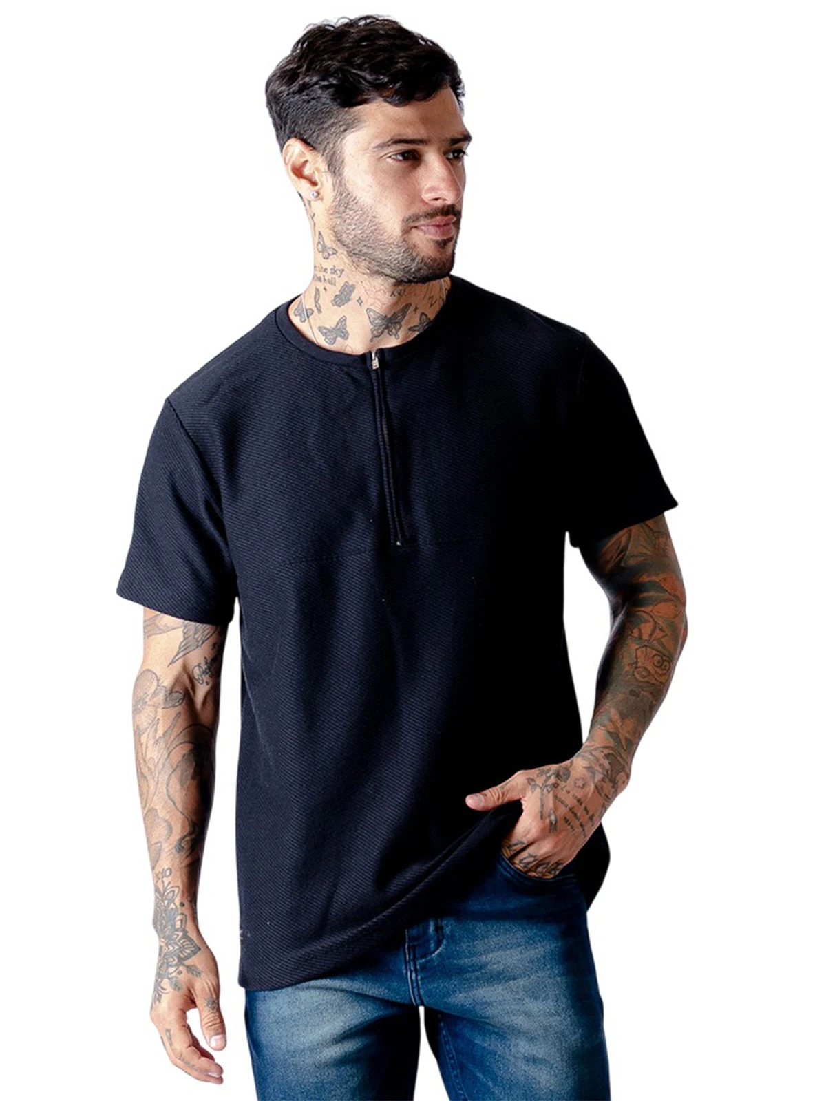 POLO MANGA CORTA ALGODÓN HOMBRE BLACKOUT - 1