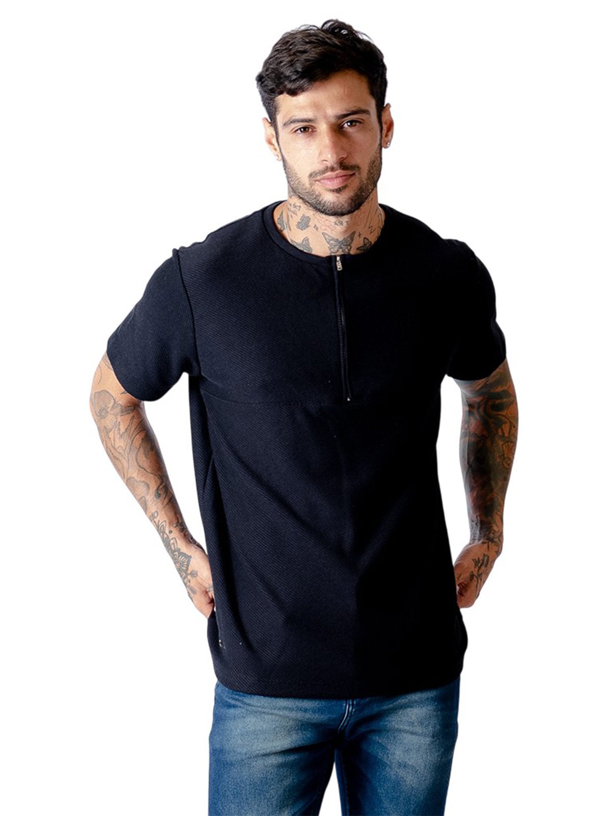 POLO MANGA CORTA ALGODÓN HOMBRE BLACKOUT - 3