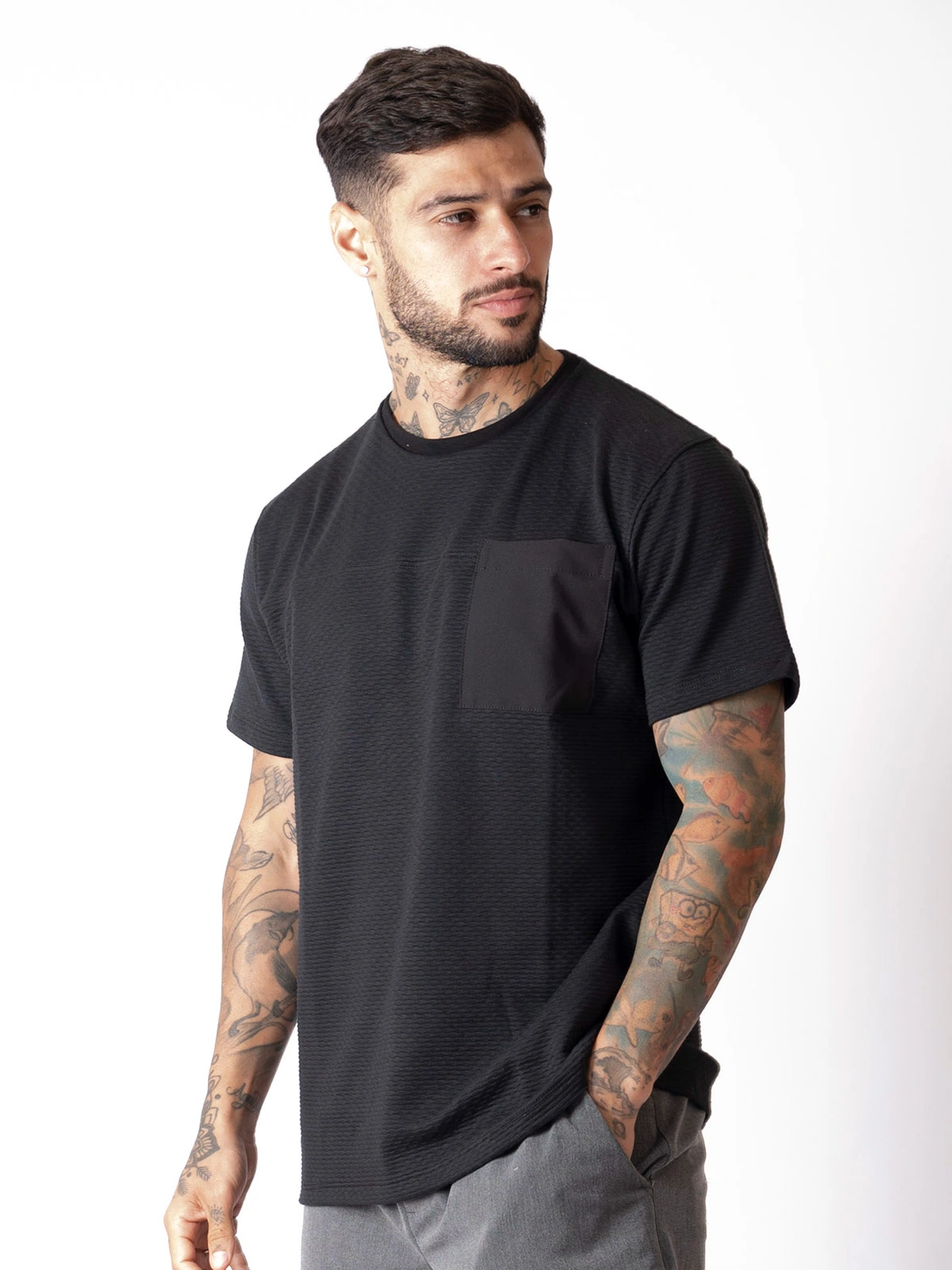 POLO MANGA CORTA ALGODÓN HOMBRE BLACKOUT - 3