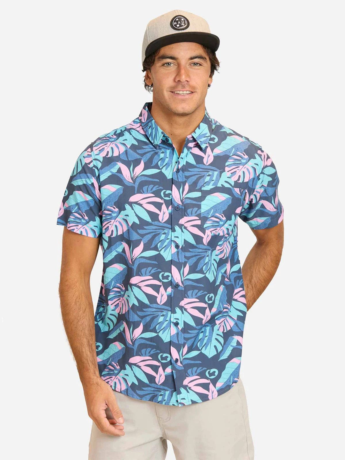 CAMISA MANGA CORTA HOMBRE MAUI AND SONS - 1