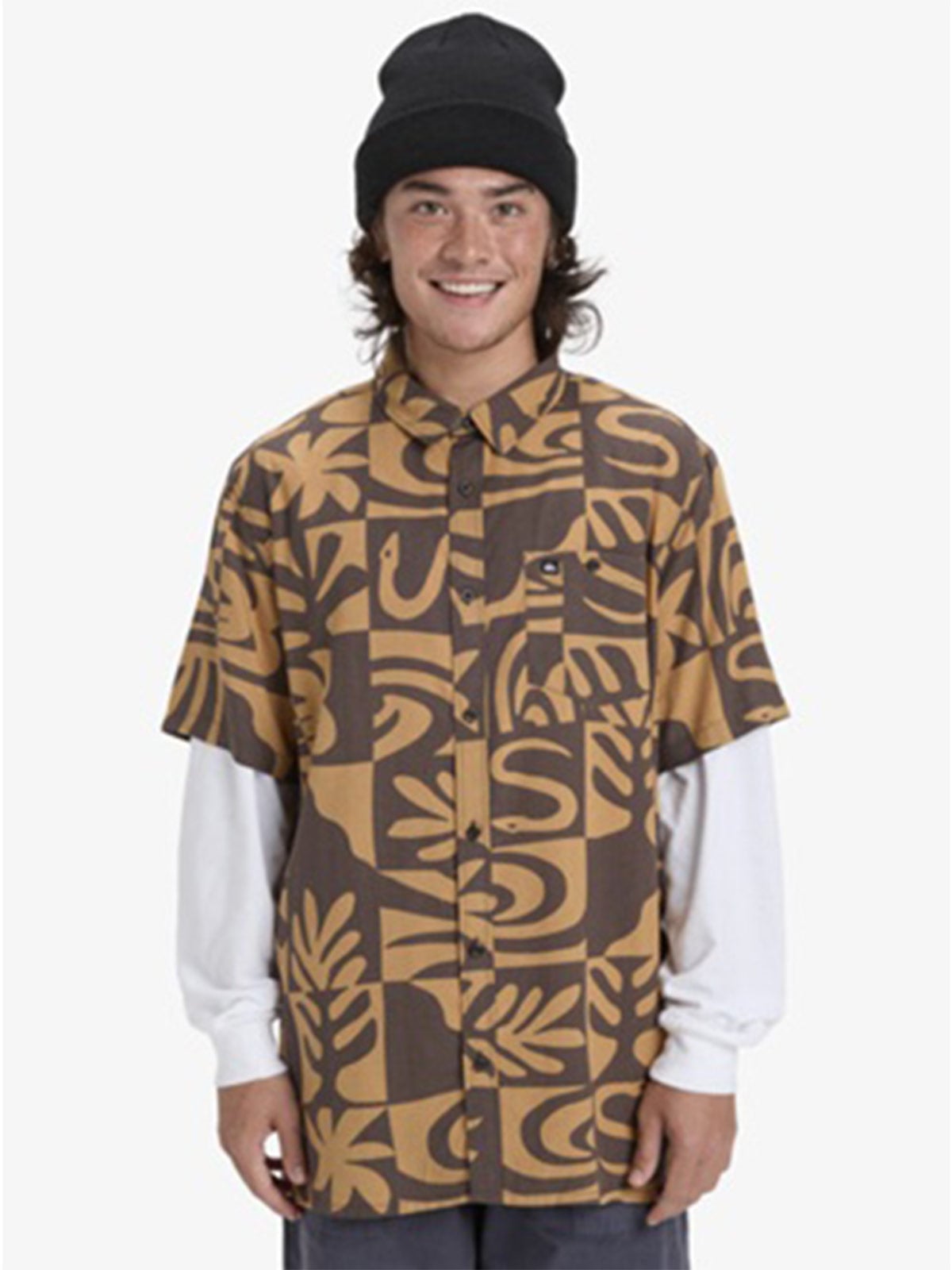 CAMISA MANGA CORTA ALGODÓN HOMBRE QUIKSILVER SAFE PARADISE - 1