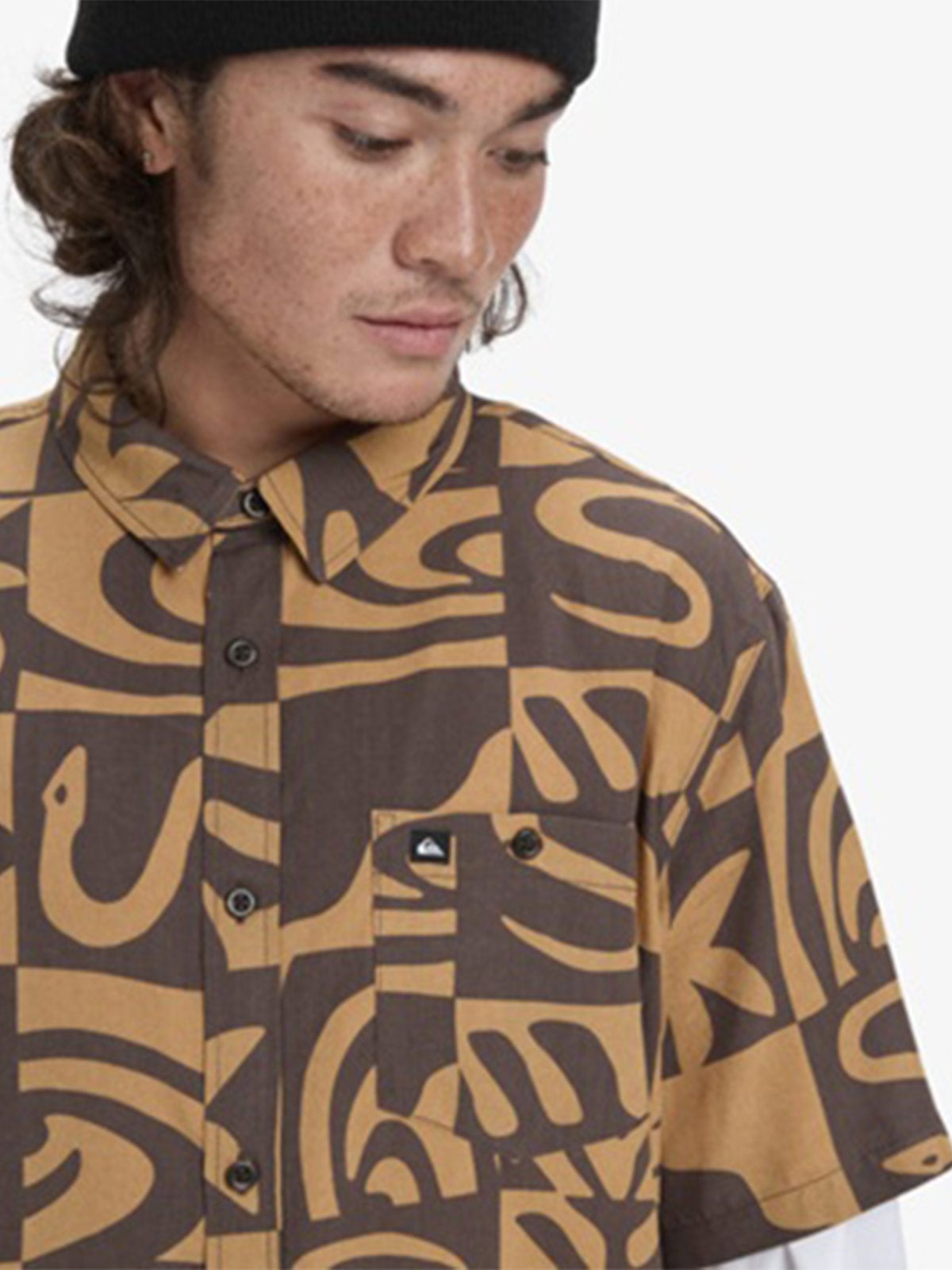 CAMISA MANGA CORTA ALGODÓN HOMBRE QUIKSILVER SAFE PARADISE - 3