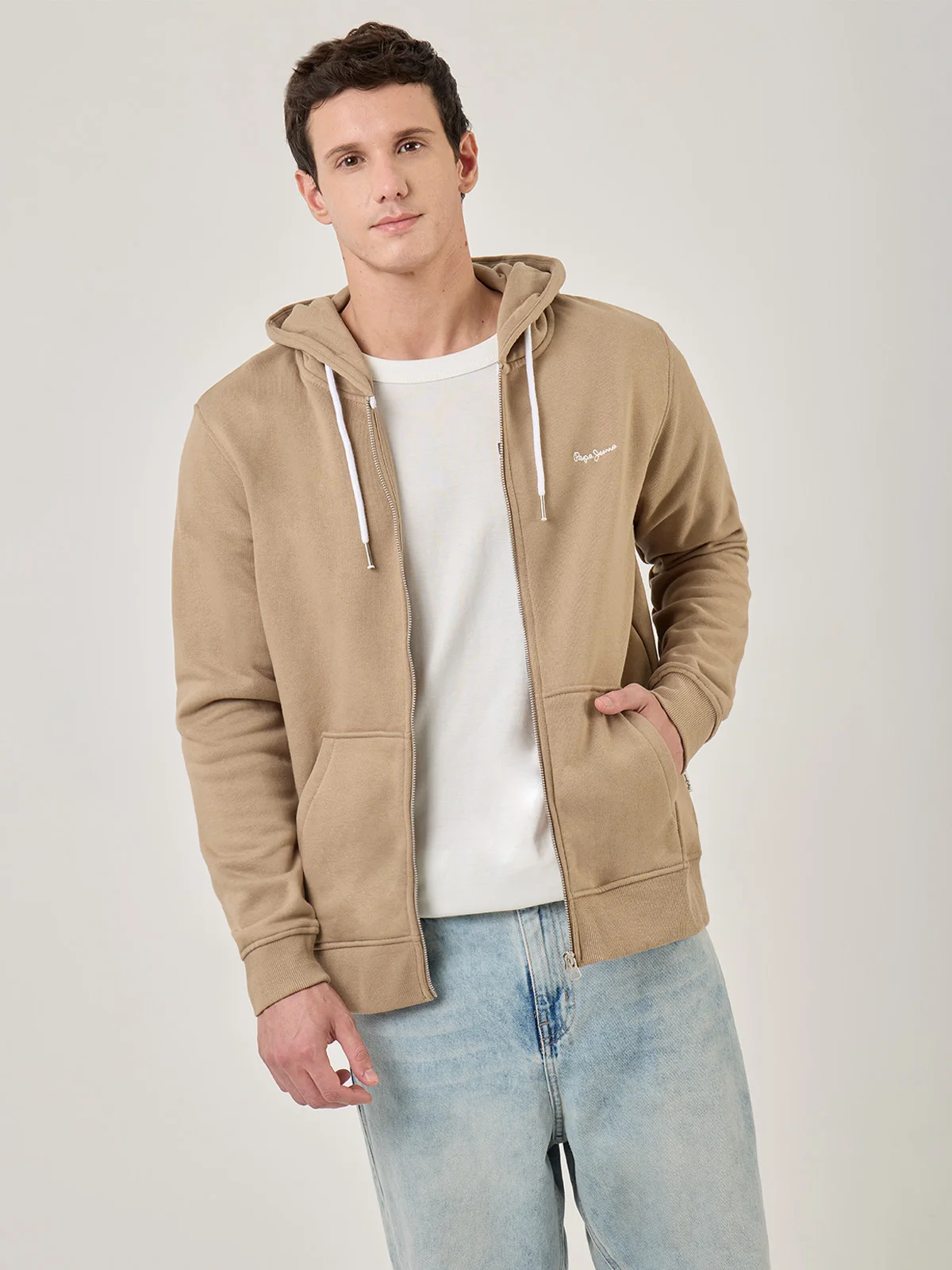 POLERA HOMBRE PEPE JEANS GRIFFIN FULL ZIPPER - 1
