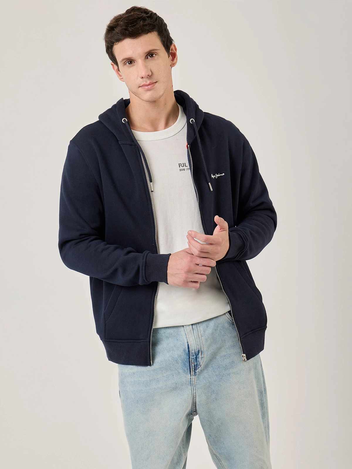POLERA HOMBRE PEPE JEANS GRIFFIN FULL ZIPPER - 1
