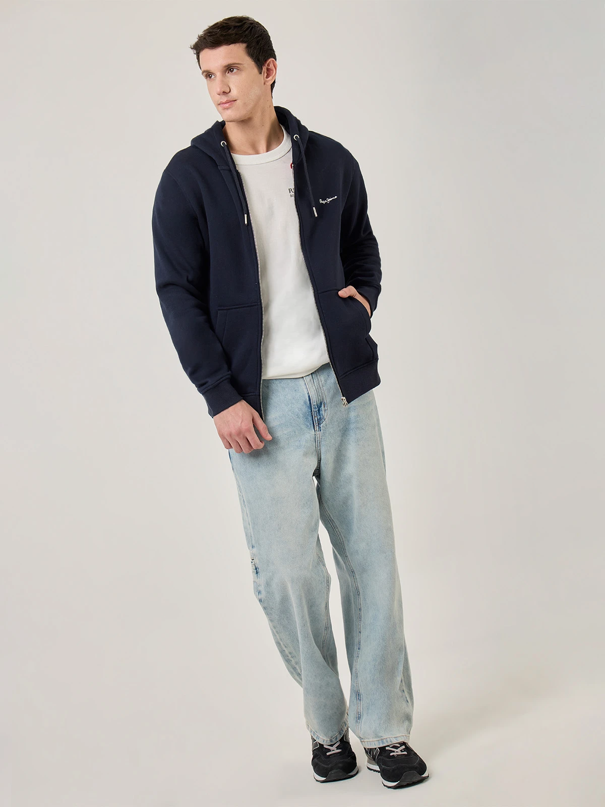 POLERA HOMBRE PEPE JEANS GRIFFIN FULL ZIPPER - 5