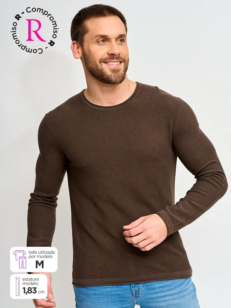 SWEATER ALGODÓN HOMBRE BARBADOS ALFA - 1