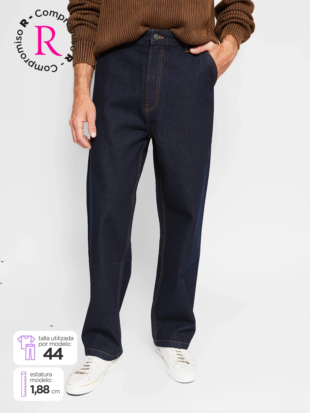 JEANS ALGODÓN HOMBRE INDEX - 1
