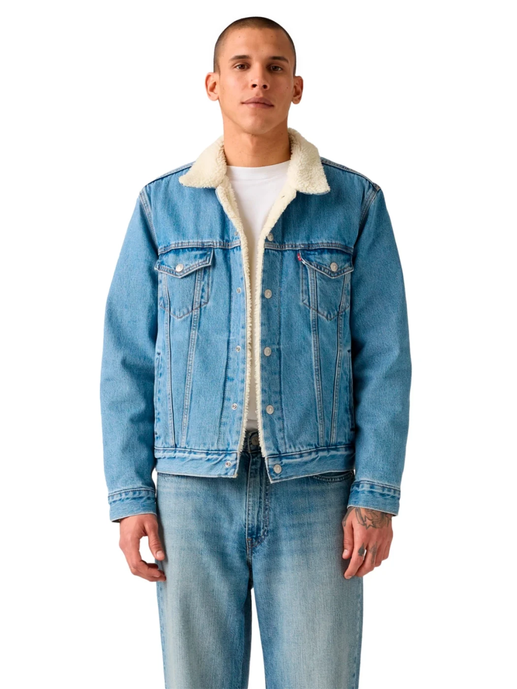 CASACA ALGODÓN HOMBRE LEVI'S TYPE 3 SHERPA TRUCKER - 1