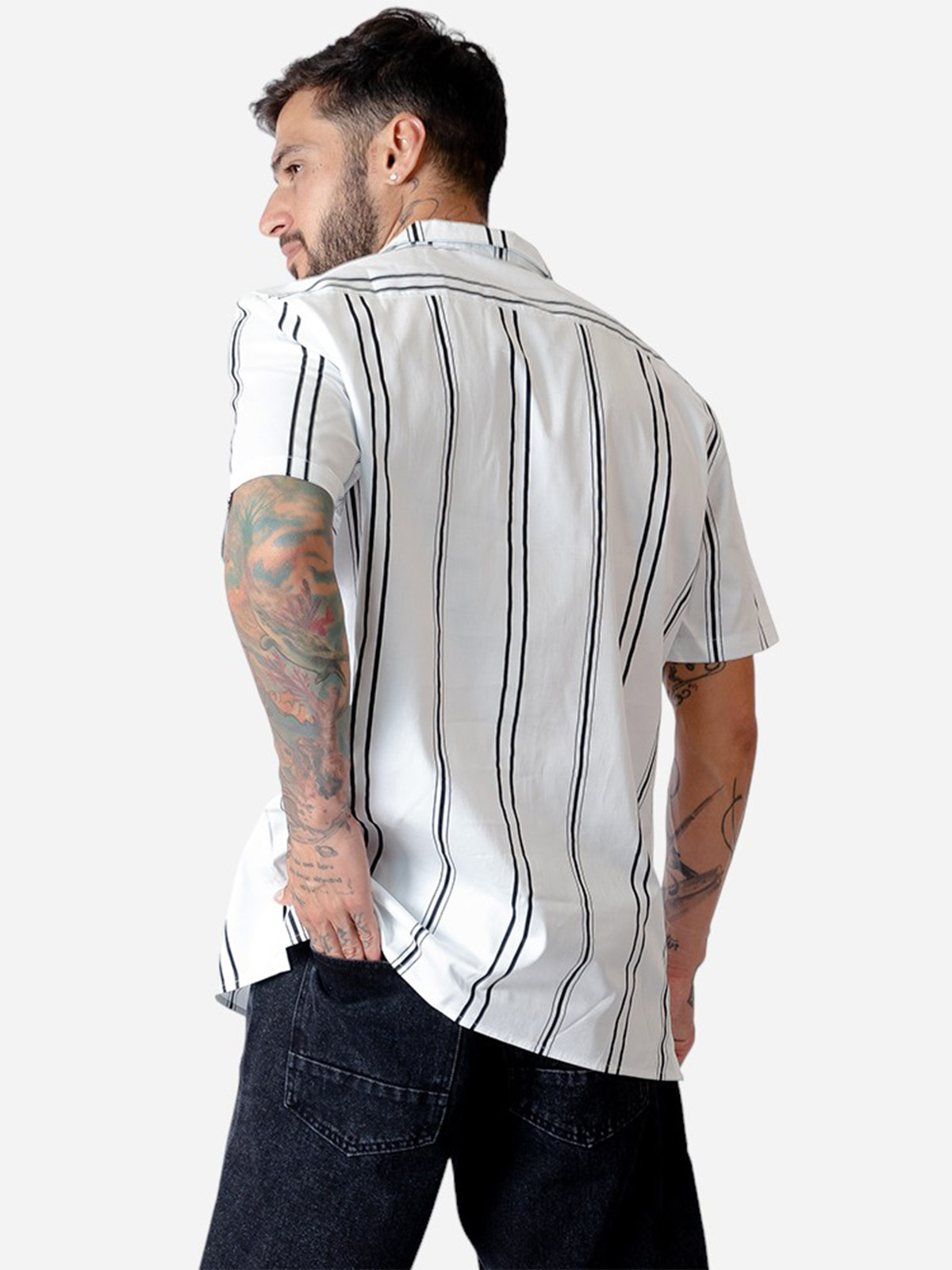 CAMISA MANGA CORTA ALGODÓN HOMBRE BLACKOUT KINGSTON - 2