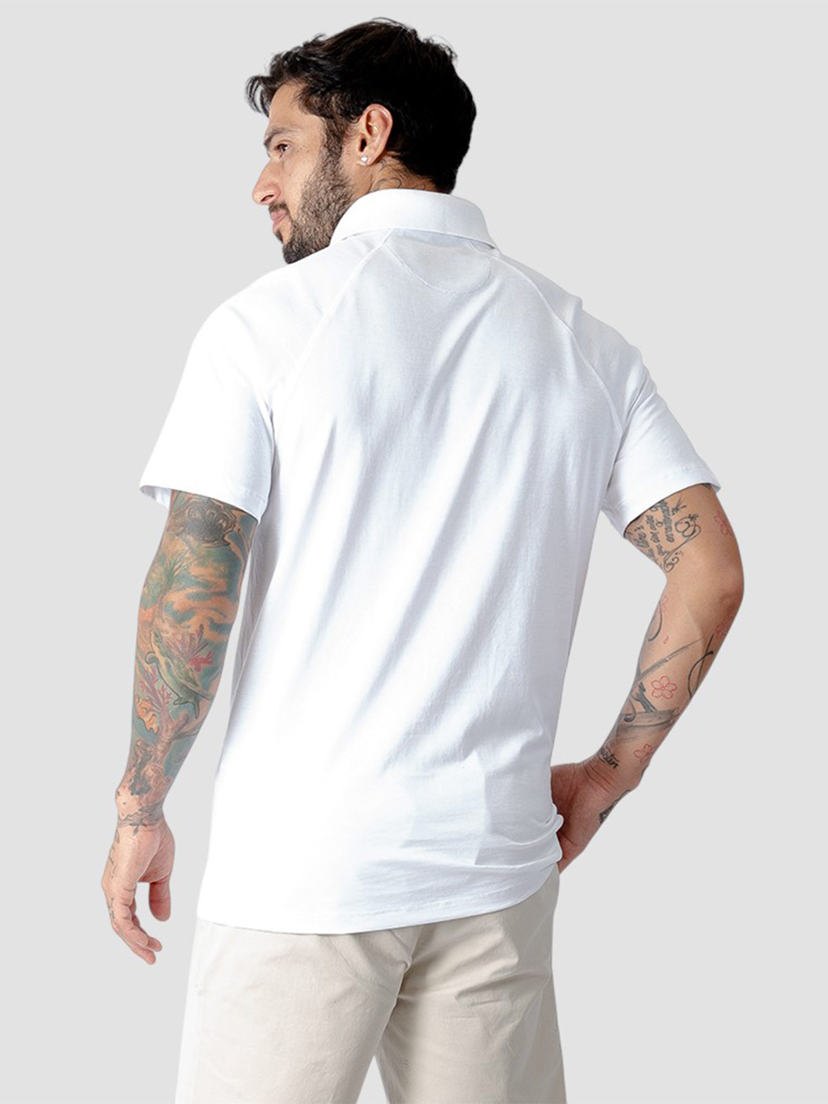POLO MANGA CORTA ALGODÓN HOMBRE BLACKOUT YAMP - 2