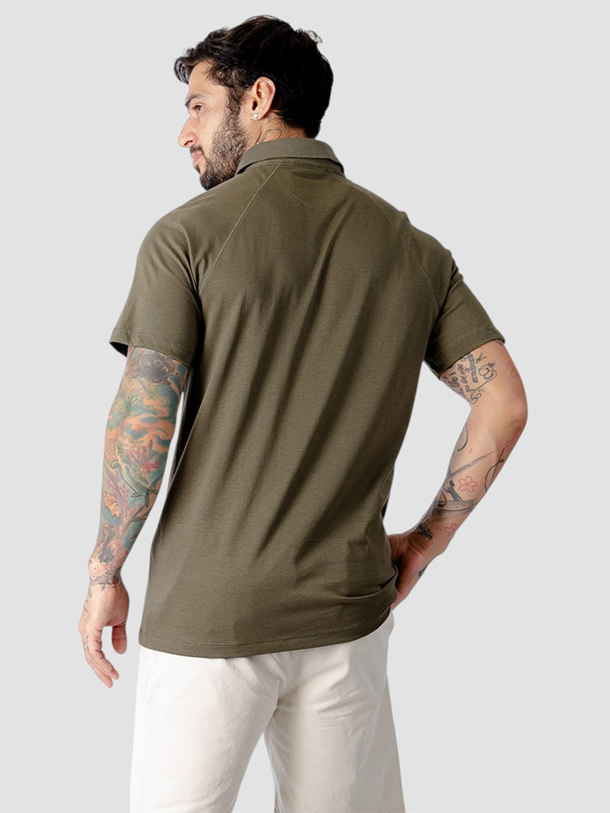 POLO MANGA CORTA ALGODÓN HOMBRE BLACKOUT YAMP - 2