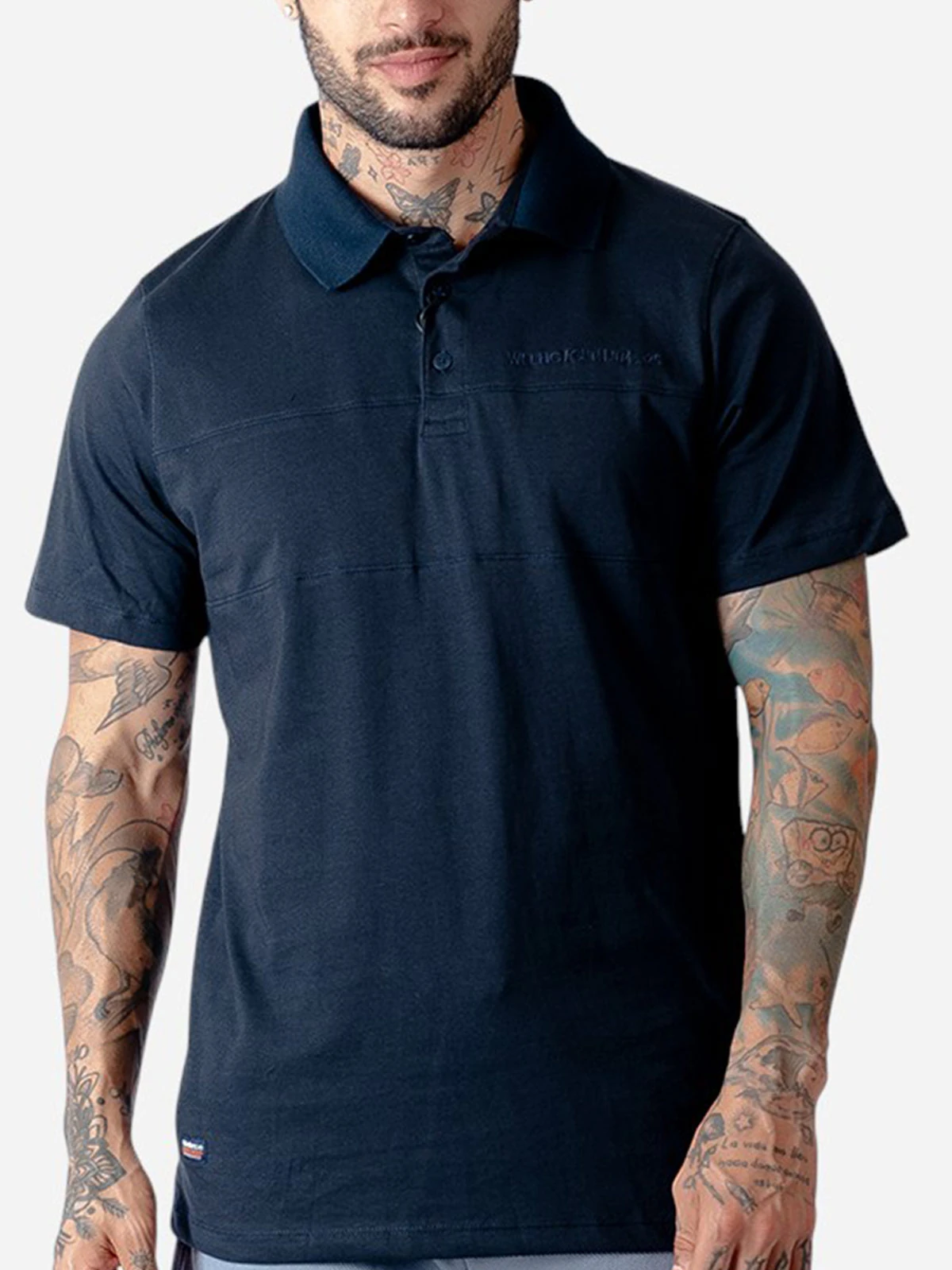 POLO MANGA CORTA HOMBRE ALGODÓN WOALLANCE HARLEM H25-26 - 3