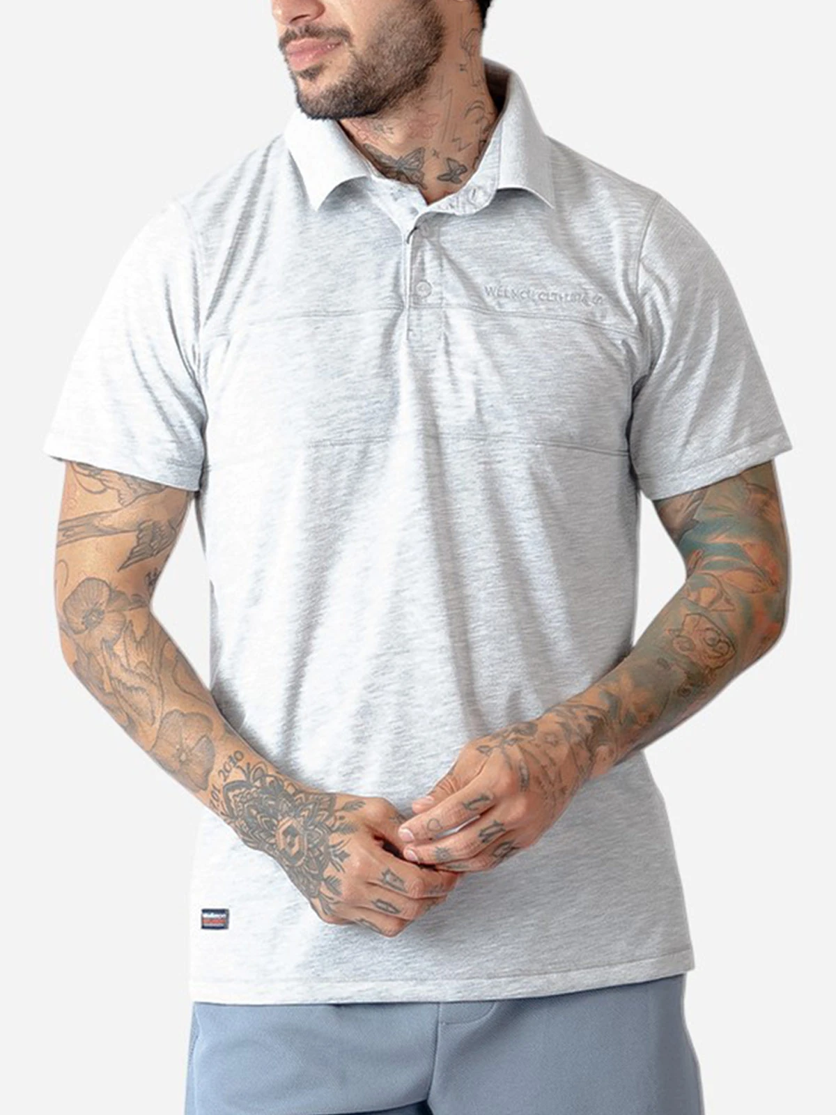 POLO MANGA CORTA HOMBRE ALGODÓN WOALLANCE HARLEM H25-26 - 3