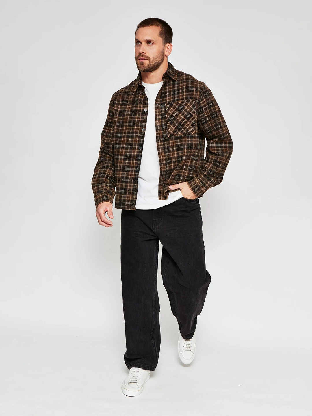 CAMISA MANGA LARGA ALGODÓN HOMBRE INDEX ARMI - 4