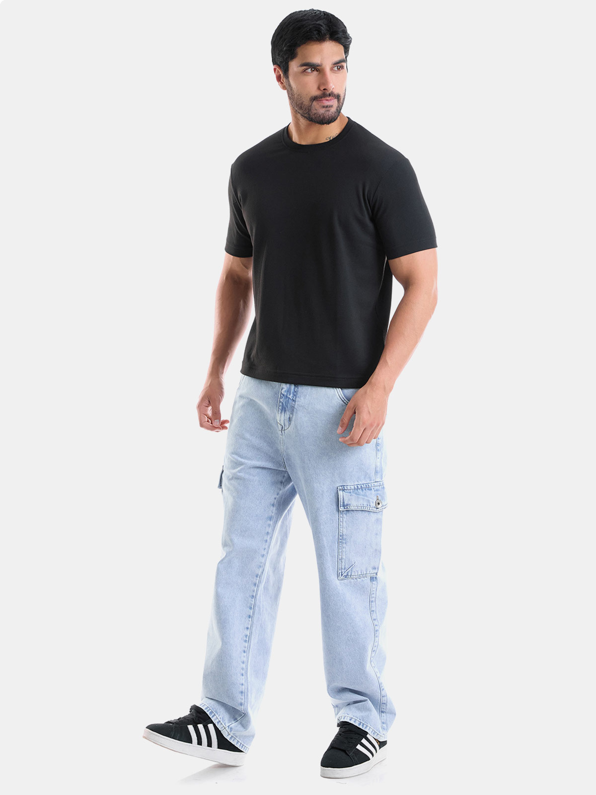 JEAN ALGODÓN CARGO BAGGY HOMBRE METAL JEANS YAMAL - 4