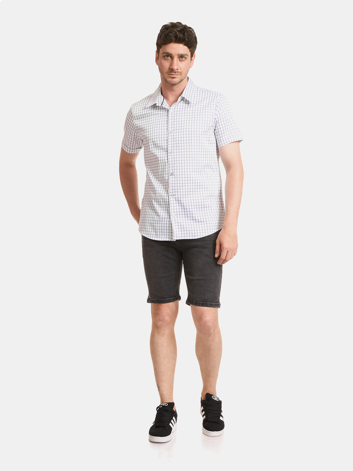 CAMISA MANGA CORTA ALGODÓN HOMBRE METAL JEANS PIERO - 4