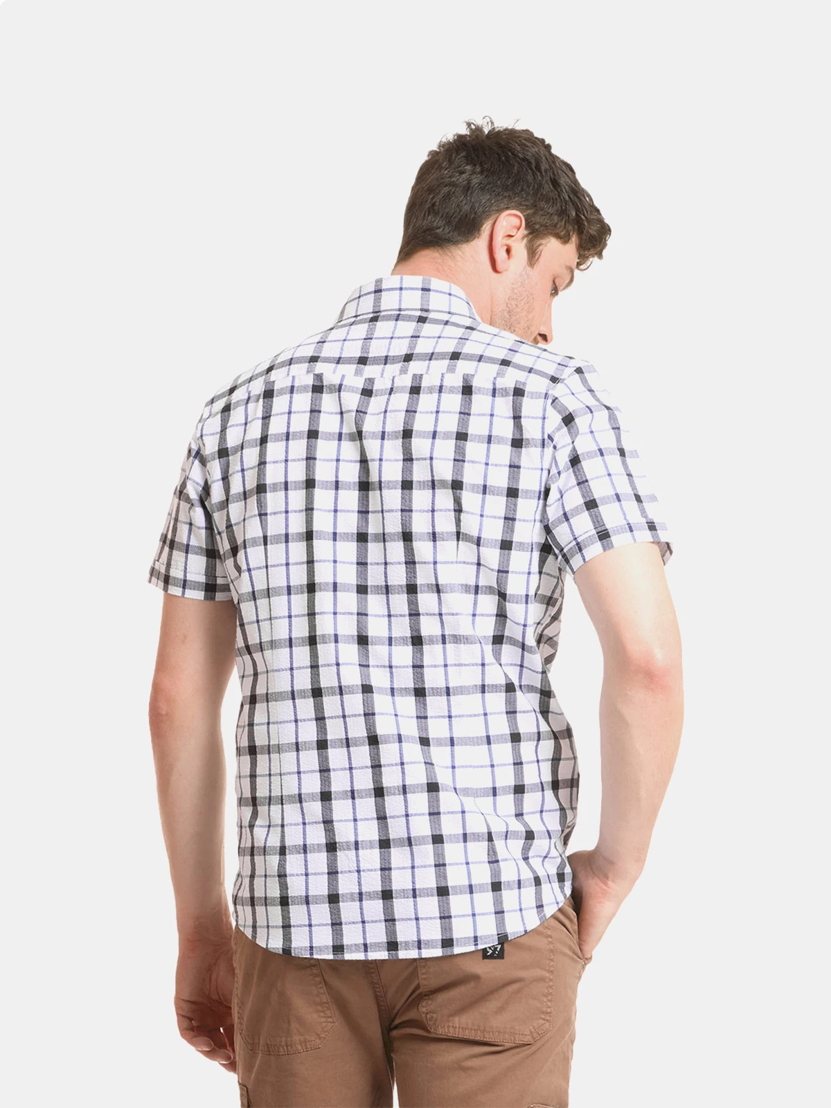 CAMISA MANGA CORTA ALGODÓN HOMBRE METAL JEANS VELARDE - 3
