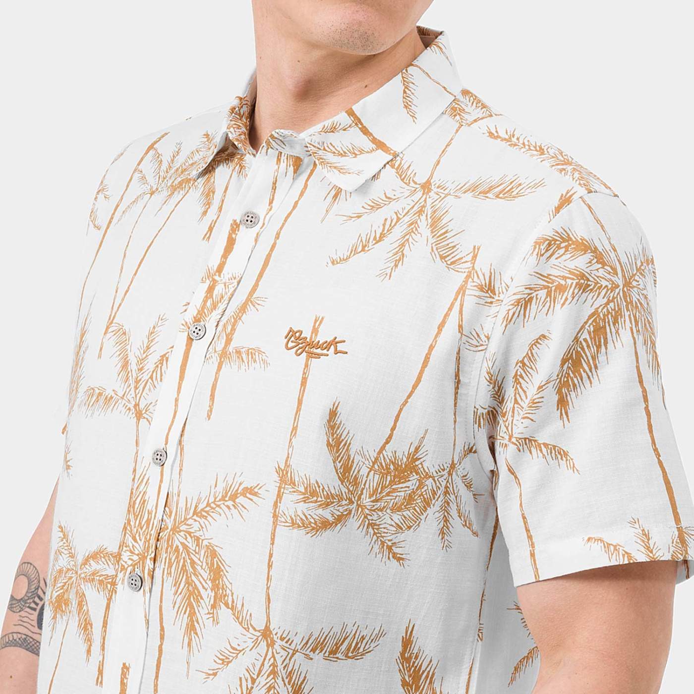 CAMISA MANGA CORTA HOMBRE GZUCK ZEN PALMX - 3