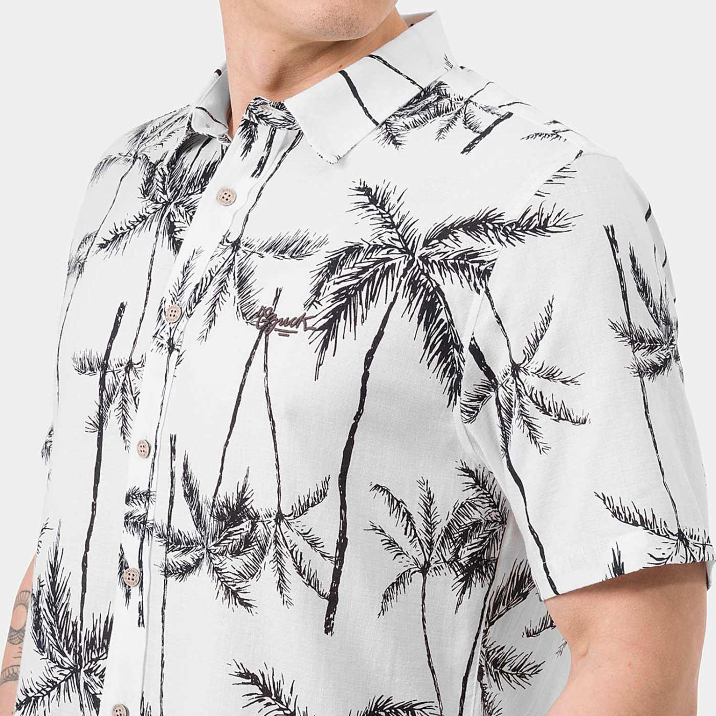 CAMISA MANGA CORTA HOMBRE GZUCK ZEN PALMX - 3