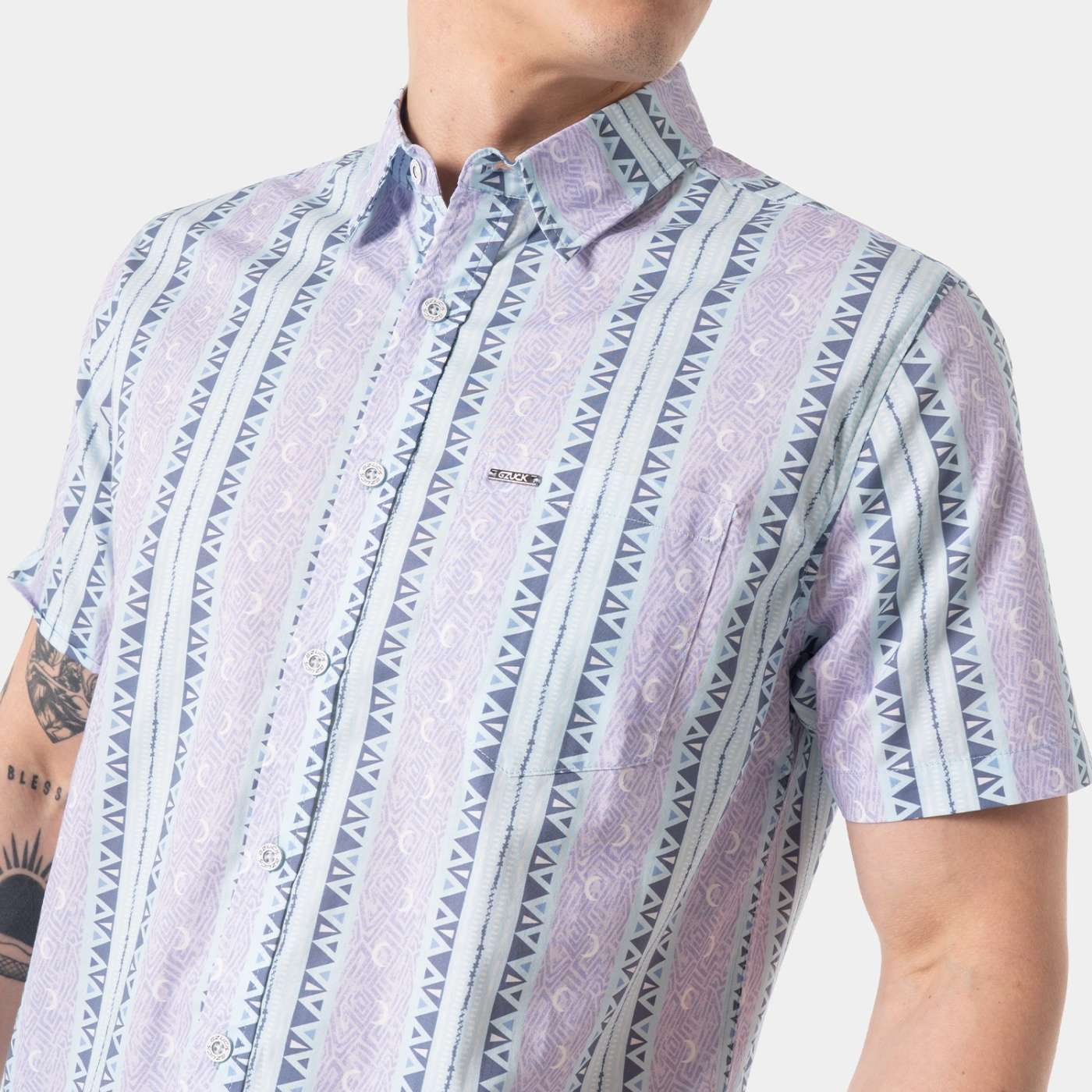 CAMISA MANGA CORTA HOMBRE GZUCK SUMMER LINES - 3
