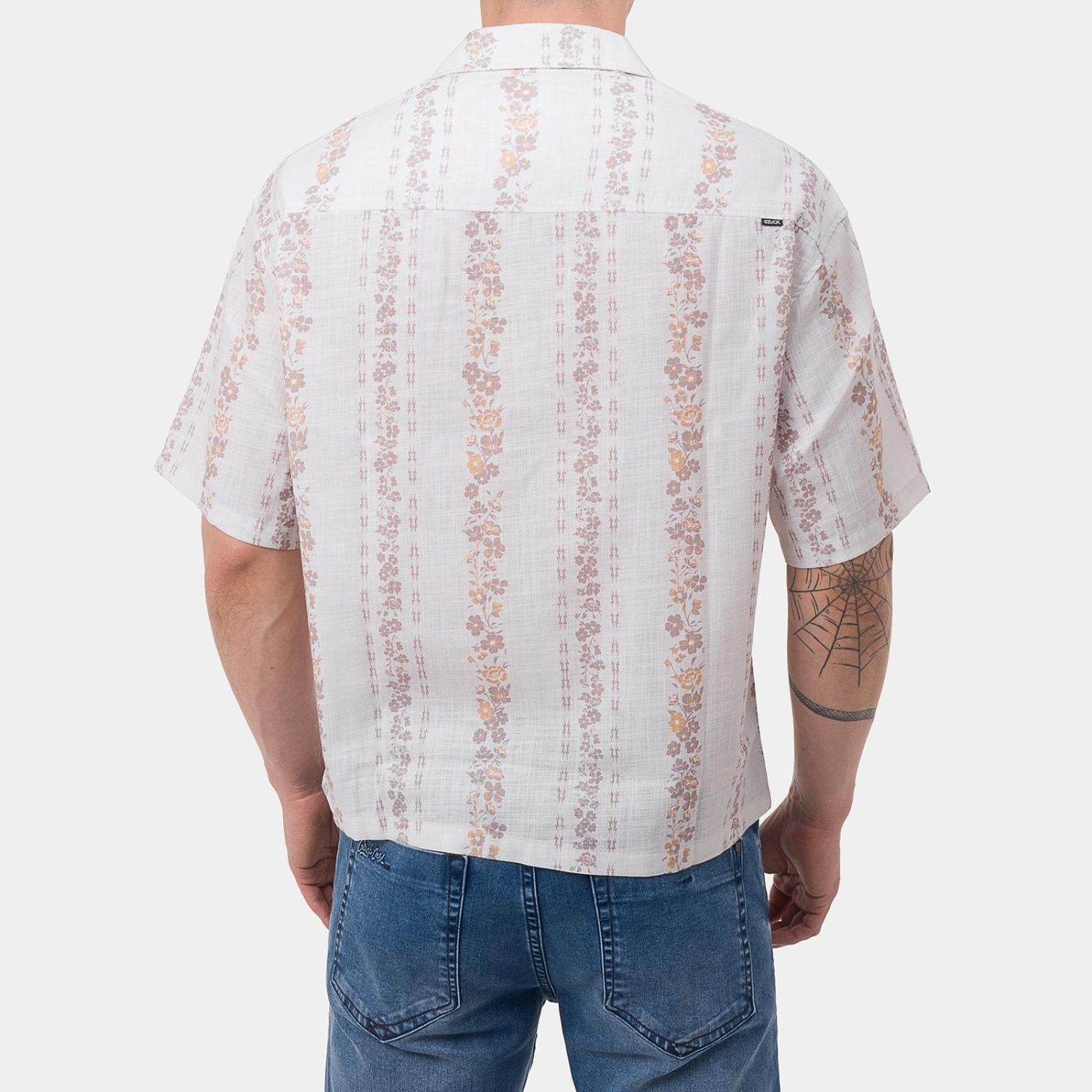CAMISA MANGA CORTA HOMBRE GZUCK FLORAL LINES BOXY FIT - 2