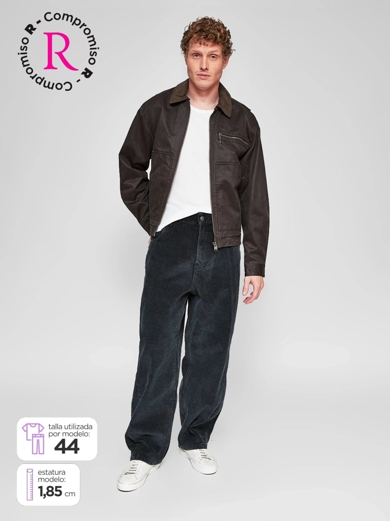PANTALÓN INDEX HOMBRE BARREL CORDUROY - 1