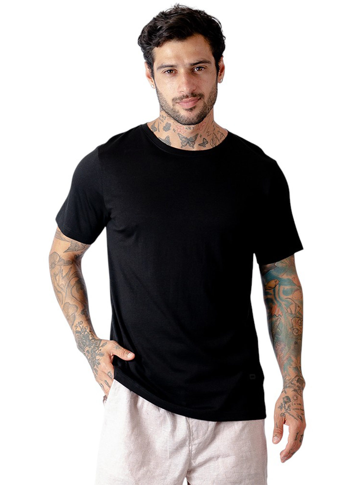 POLO MANGA CORTA ALGODÓN HOMBRE BLACKOUT BÁSICO - 3