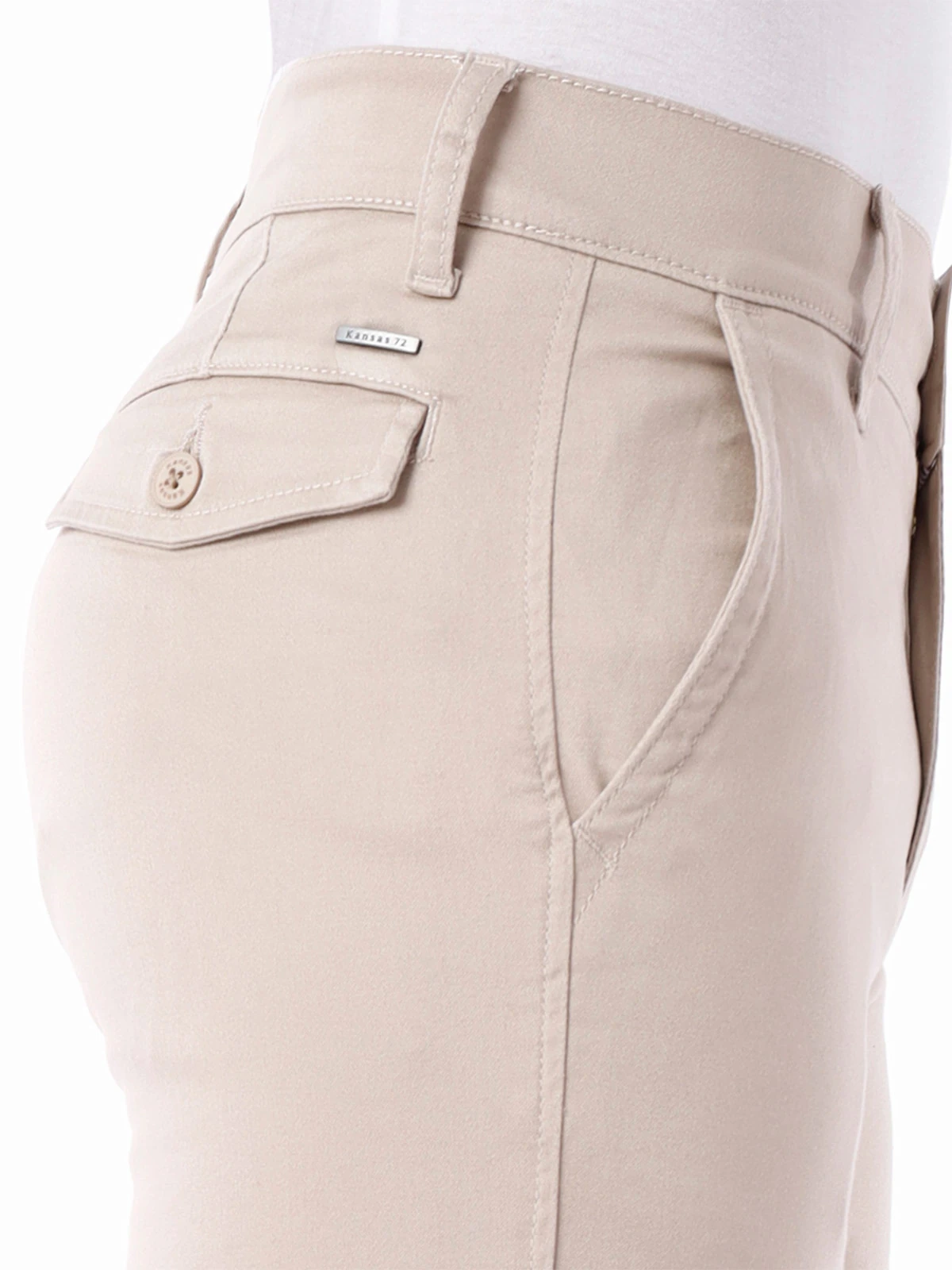 PANTALÓN ALGODÓN REGULAR HOMBRE KANSAS SATIN - 4