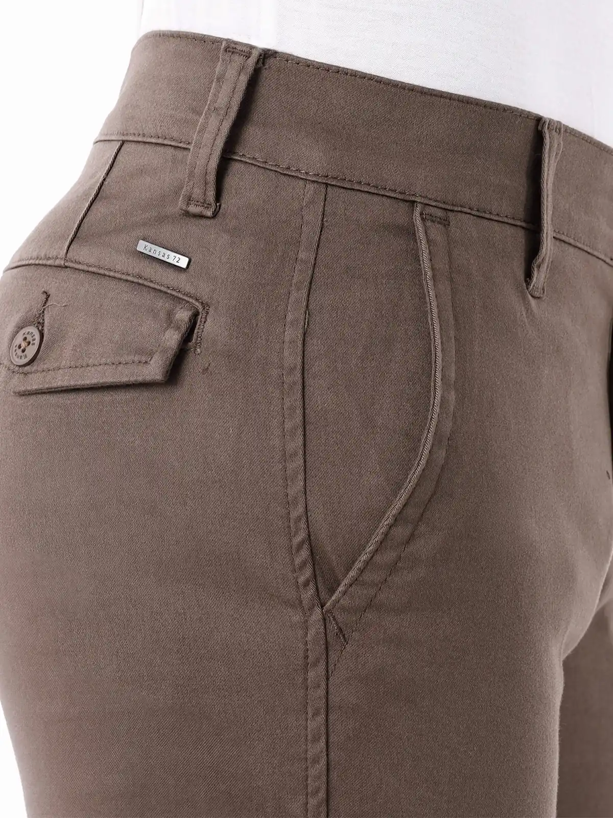 PANTALÓN ALGODÓN REGULAR HOMBRE KANSAS SATIN - 4