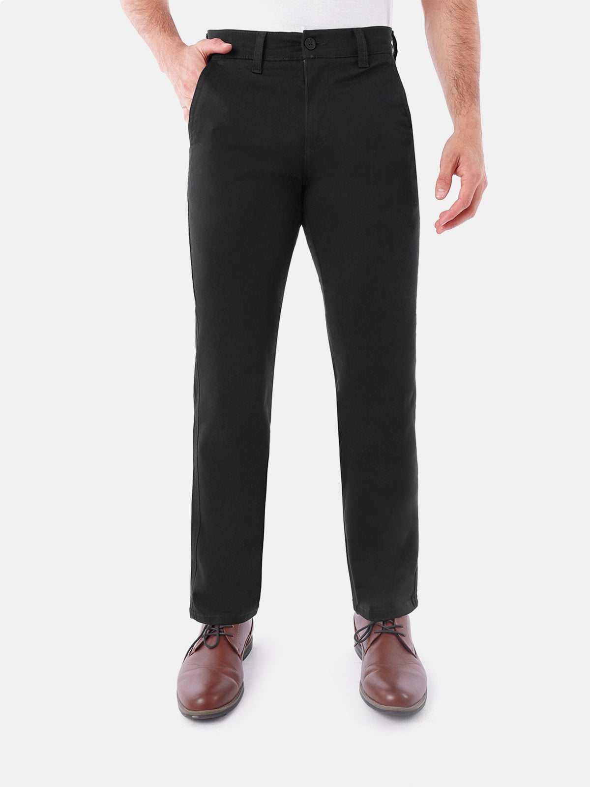 PANTALÓN ALGODÓN REGULAR HOMBRE KANSAS SATIN - 1