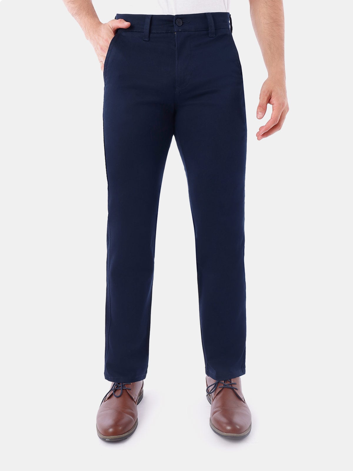 PANTALÓN ALGODÓN REGULAR HOMBRE KANSAS SATIN - 1
