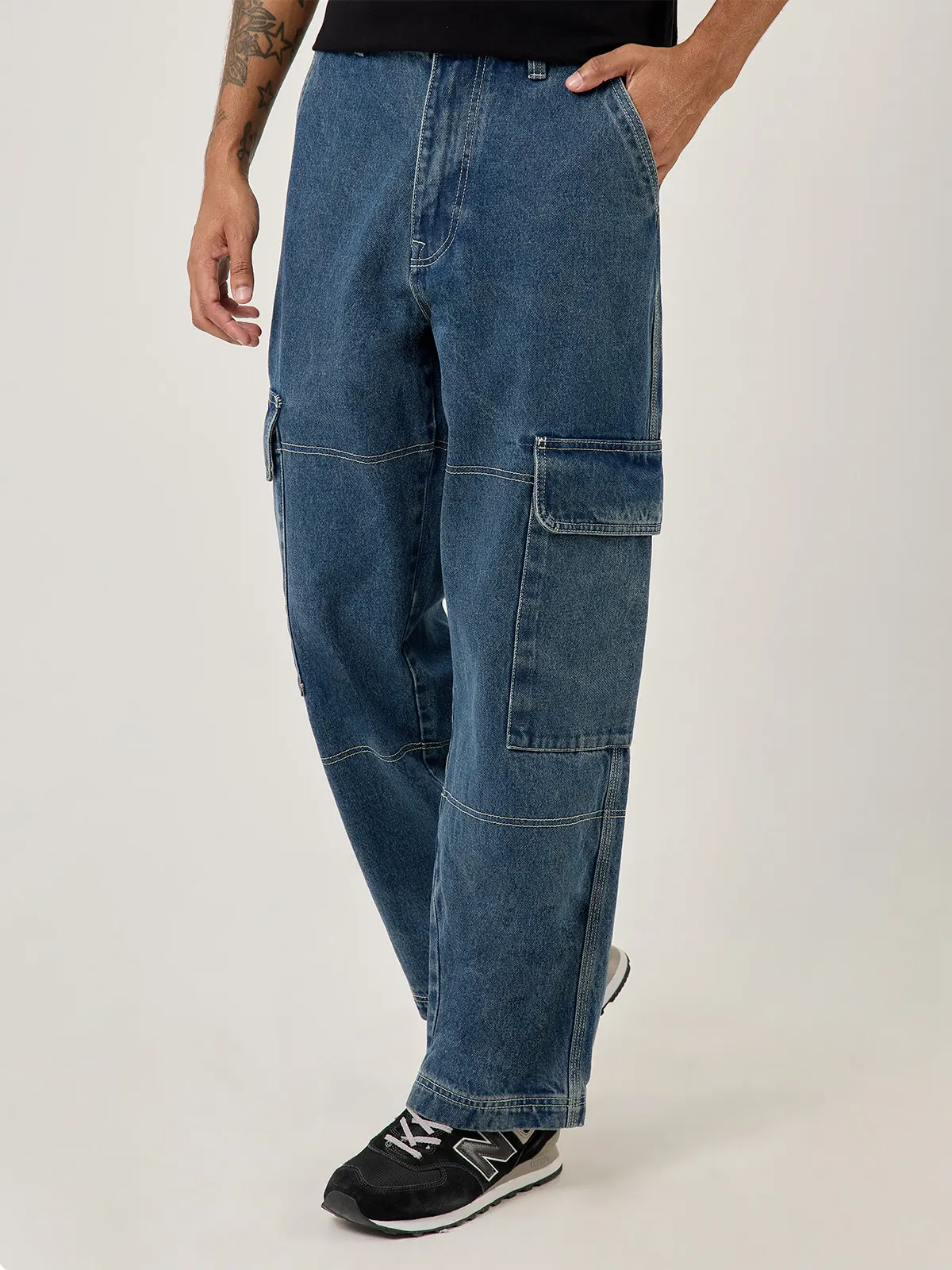 JEANS ALGODÓN HOMBRE INDEX BARGO - 3