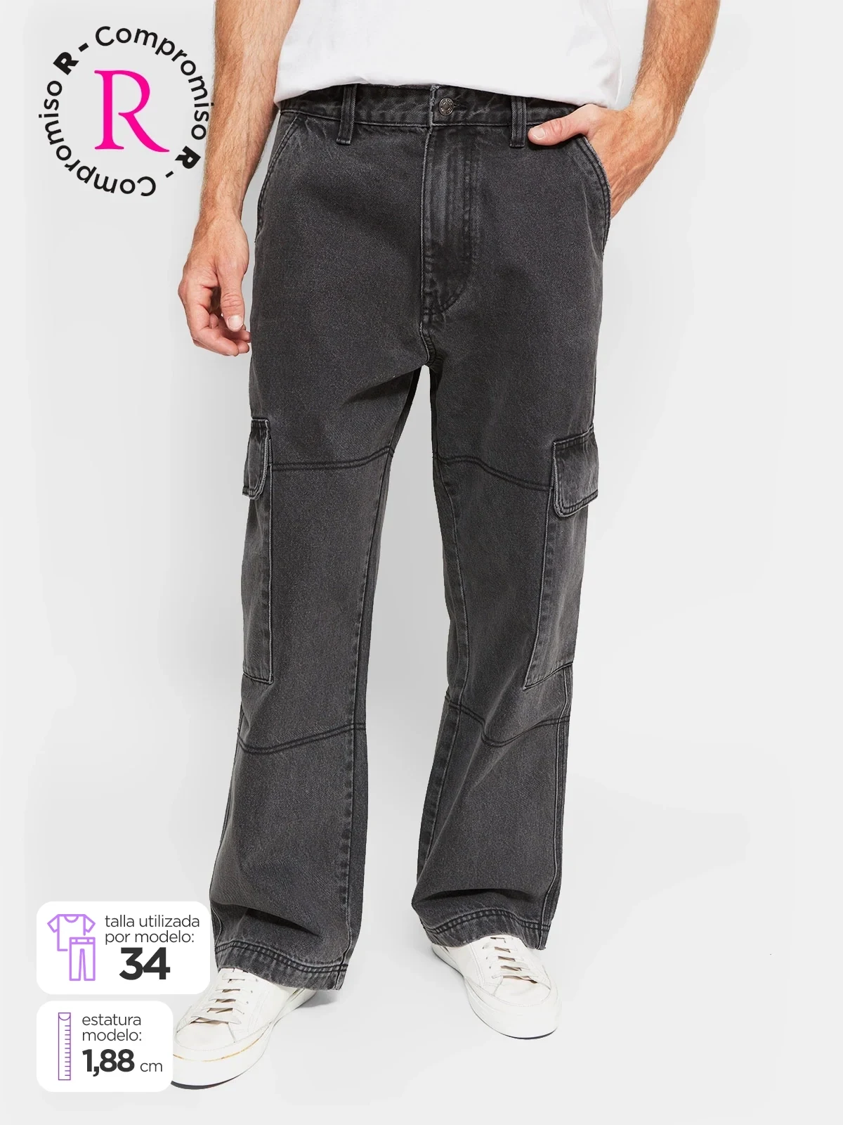 JEANS ALGODÓN HOMBRE INDEX BARGO - 1