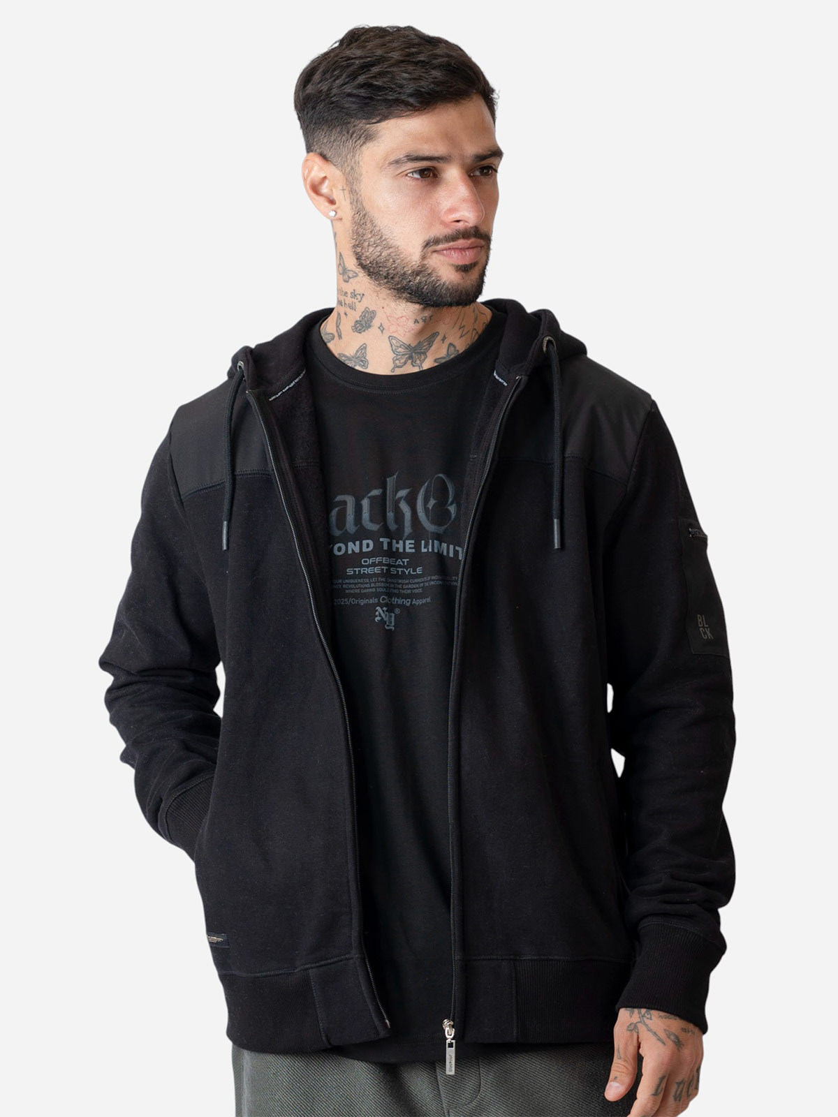 POLERA MANGA LARGA ALGODÓN HOMBRE BLACKOUT PARIS - 3