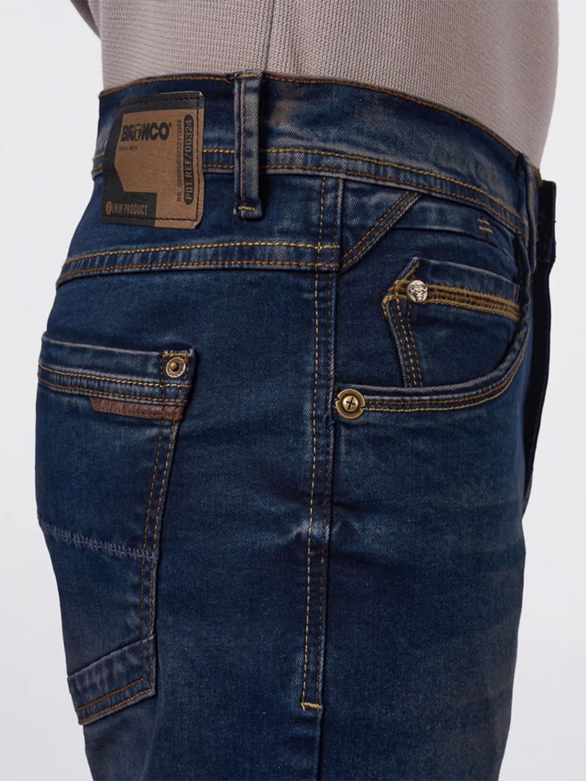 JEANS ALGODÓN REGULAR HOMBRE BRONCO BUFFON - 3
