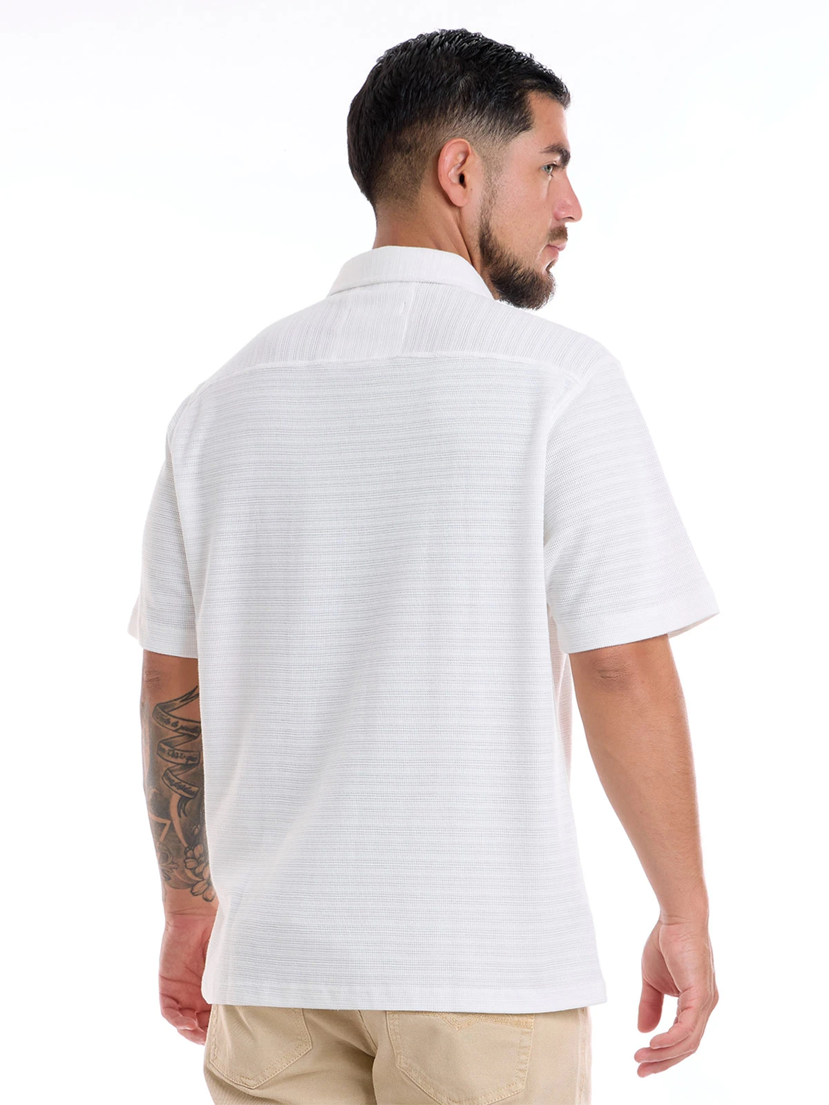 CAMISA MANGA CORTA ALGODÓN HOMBRE METAL JEANS DRAKE - 2
