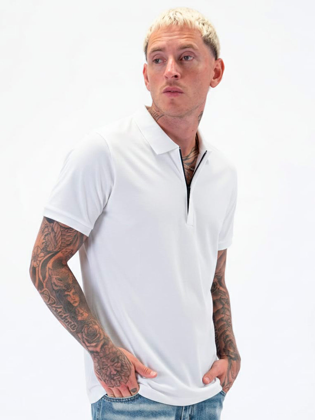 POLO BOX ALGODÓN MANGA CORTA HOMBRE WOALLANCE ARMY - 2