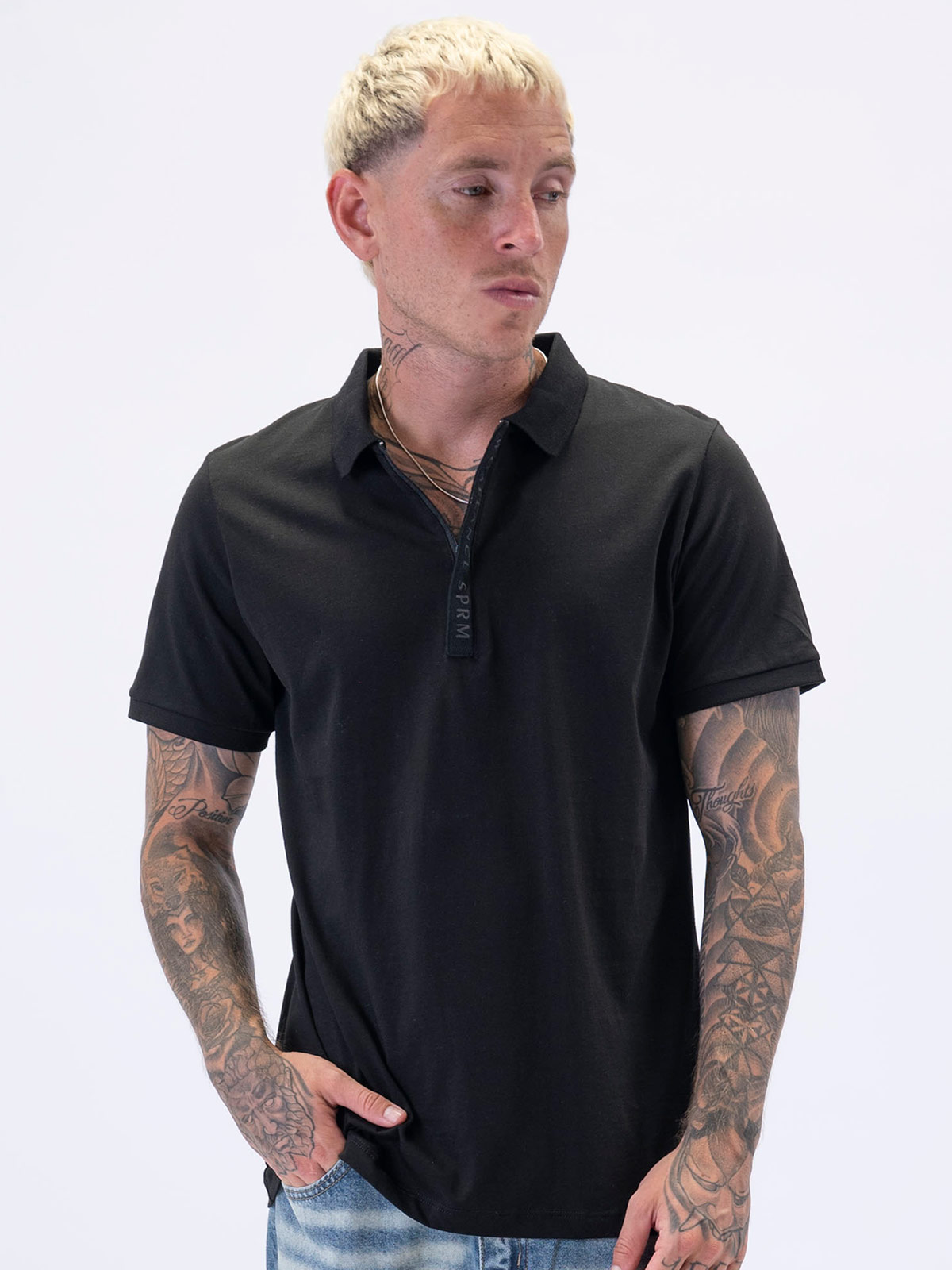 POLO BOX ALGODÓN MANGA CORTA HOMBRE WOALLANCE ARMY - 2