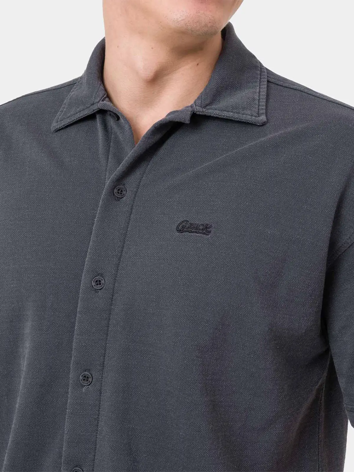 CAMISA MANGA CORTA HOMBRE GZUCK RENDRET BOXY FIT - 3