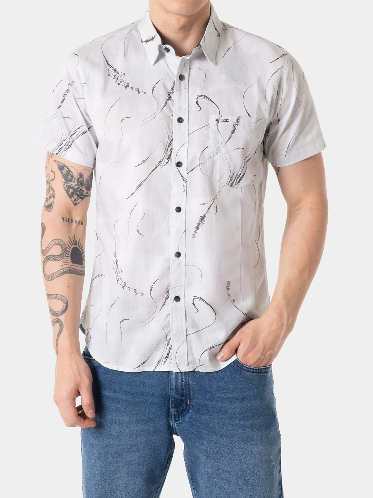 CAMISA MANGA CORTA HOMBRE GZUCK ADELX - 1