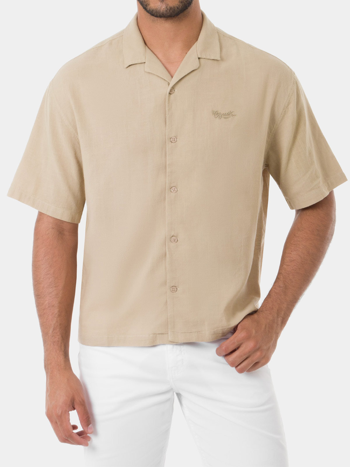 CAMISA MANGA CORTA HOMBRE GZUCK BOXKLE BOXY FIT - 1