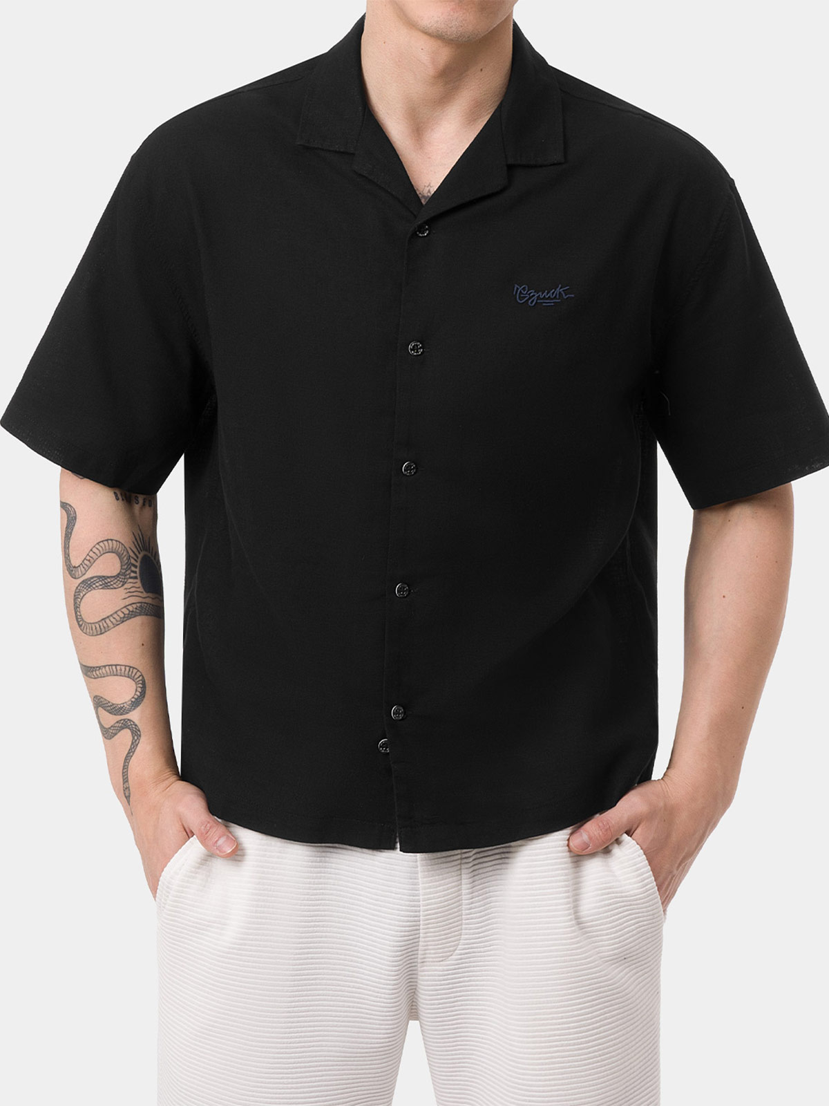 CAMISA MANGA CORTA HOMBRE GZUCK BOXKLE BOXY FIT - 1