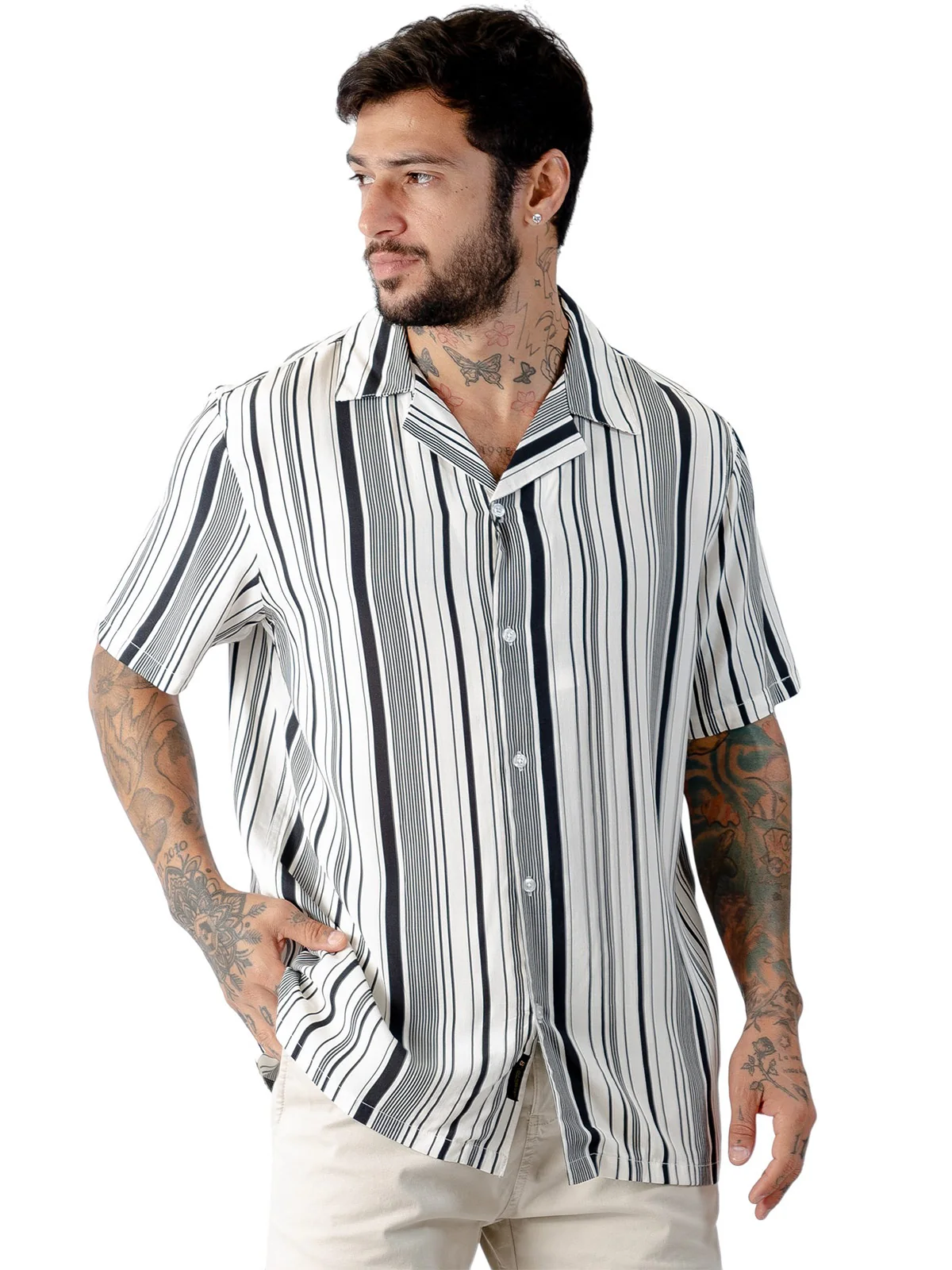 CAMISA MANGA CORTA ALGODÓN HOMBRE BLACKOUT - 3