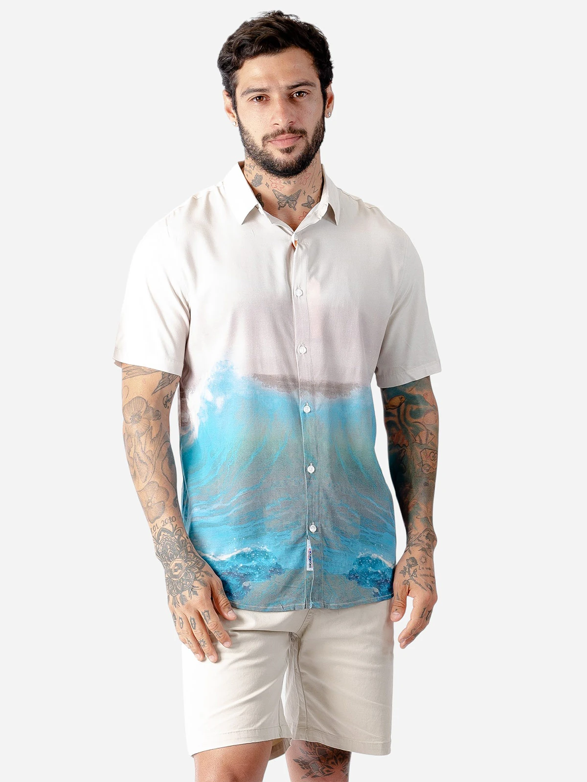 CAMISA MANGA CORTA HOMBRE WOALLANCE TURNER - 1