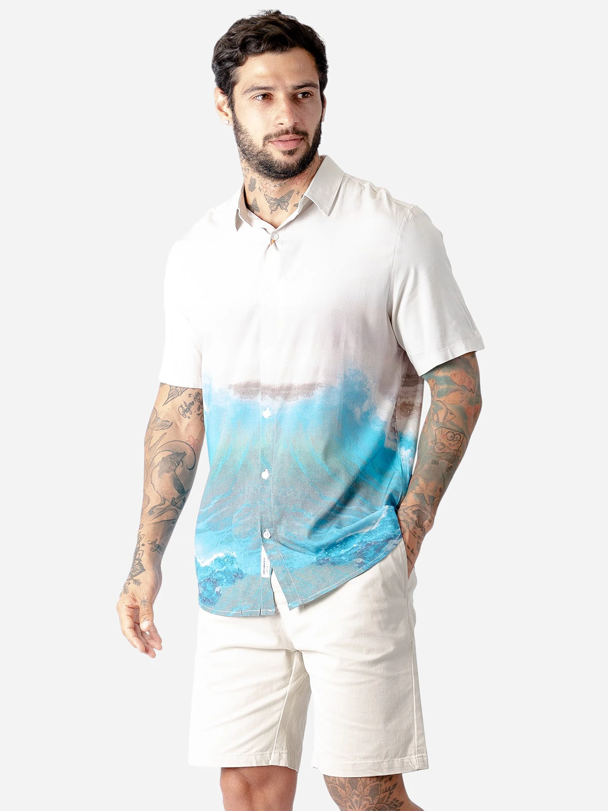 CAMISA MANGA CORTA HOMBRE WOALLANCE TURNER - 3