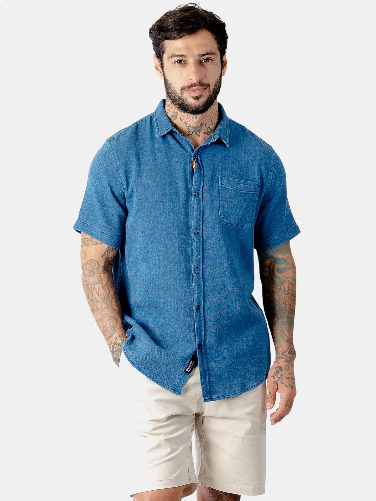 CAMISA MANGA CORTA HOMBRE WOALLANCE MURTHY - 1