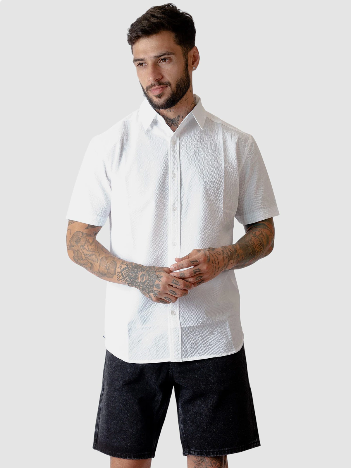 CAMISA MANGA CORTA HOMBRE WOALLANCE PALMER - 3